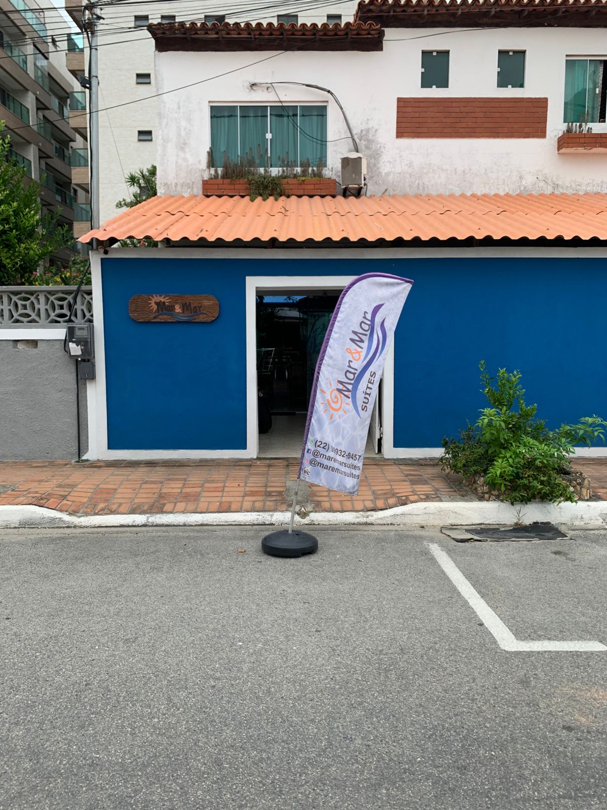 Entrada da pousada